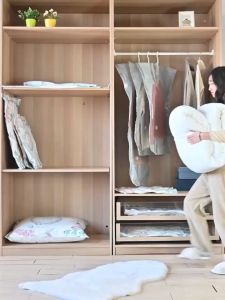 Meet beauty ถุงสูญญากาศบีบอัด Vacuum bag ลายดอกไม้ เก็บเสื้อโค้ท ถุงมือ ผ้าพันคอ เหมาะสำหรับเดินทางจัดกระเป๋าเดินทางให้เป็นระเบียบมากยิ่งขึ้น