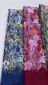 Vải Ren Lưới Hoa Pháp Đính Kim Tuyến Cao Cấp SJD LACE Chất Lượng Cao Dành Cho Đầm Dự Tiệc Nữ Nigeria Châu Phi May Năm 2025