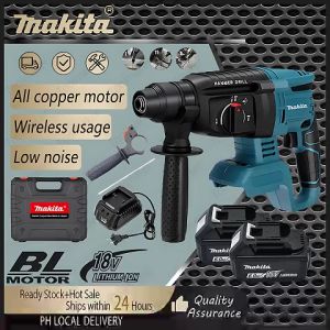 Makita Cordless Rotary Hammer Drill Heavy Duty Brushless Electric Hammer Original Japan