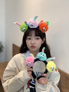 Jepit Rambut Korea Kekinian Bando Bulu Pegas Anak Dan Dewasa Motif Monster