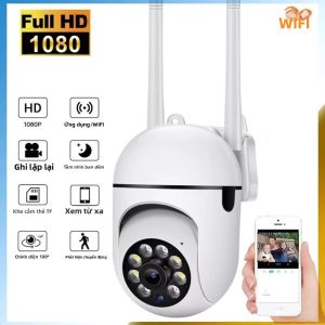 Camera IP WiFi PTZ 1080P Giám Sát Camera Quan Sát Chống Nước Không Dây Với Zoom 4X Tầm Nhìn Ban Đêm Đủ Màu H.264 An Ninh Âm Thanh Máy Quay Phim Mini