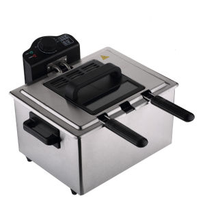 Yuyuan Commercial Fryer Automatic Constant Temperature Home Use French Fries Maker Deep Fat Fryer Cooking Pot for Business Kitchen