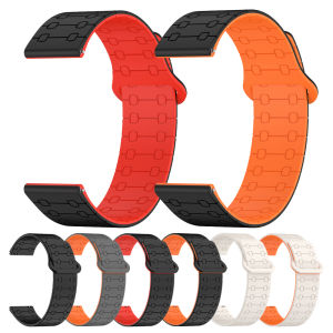 22mm Magnetic Silicone Strap For Samsung Galaxy Watch 46mm Watch Bands Galaxy Watch3 45mm/Gear S3 Classic Frontier Soft Bracelet