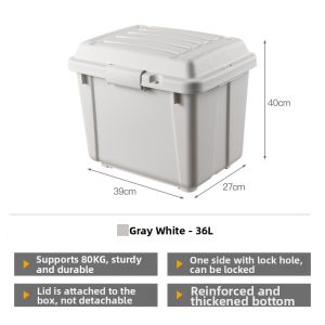 CORJANE | Reinforced Outdoor Storage Box Large Capacity