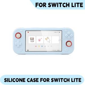 for NS Switch Lite Silicone Case Shock Proof TPU Protective Cover Shell W/ Ergonomic Grip For Switch Lite Skin Shell Accessories