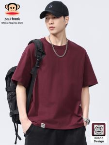 Paul Frank | Wine Red Cotton Loose Mens T-Shirt