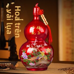 Porcelain Gourd Display Ornament