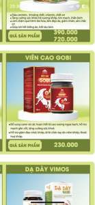 Combo 02 Cao ngựa bạch Mông cổ GOBI nhung hươu tinh chất