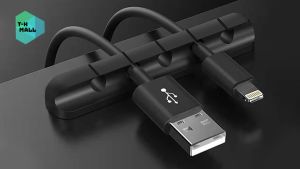 Kẹp Giá Giữ Dây Cáp Làm Gọn Dây Cáp Thiết Kế Chống Rối Giúp Tạo Không Gian Gọn Gàng Cáp Sạc Chuột Bàn Phím