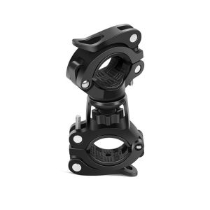 PINMOAP 1PC Bike Flashlight Mount Universal Bicycle Handlebar Light Holder 360° Adjustable Torch Clamp Available In 4 Color