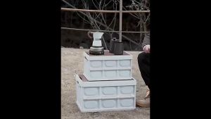 30L Collapsible Storage Bins with Lids Stackable Lidded Storage Box Plastic Storage Container