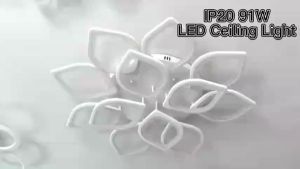 Đèn ốp trần trang trí 3 chế độ sáng đèn mâm ốp trần trang trí phòng khách phòng ngủ phòng bếp kiểu dáng hiện đại - Bảo hành 2 năm