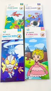 Cartoon watercolor note pad coloring painting book educational enlightenment graffiti students