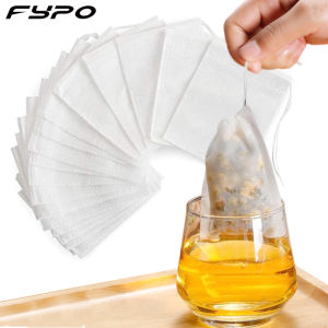 100 ชิ้น อาหารเกรดผ้า ไม่ทอถุง ชาถุงกรองชาสำหรับ เครื่องเทศทิ้งถุงชารักษาซีล เครื่องเทศกรองชา