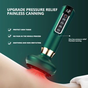 🔥การจัดส่งแบบ local+การจัดส่งสองวัน🔥 ไฟฟ้า Cupping Massag-er ถ้วยดูดสูญญากาศ GuaSha Anti Cellulite ความงามสุขภาพขูดความร้อนอินฟราเรด Slim-M-Ing Gua Sha นวด