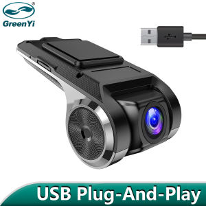 GreenYi Full HD Car DVR Dash Cam For DVD Android Player ADAS LDWS Navigation Auto Audio Voice Alarm Video Recorder Easy Install