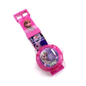 Frozen kids projector digital watch light and music can display 6 images