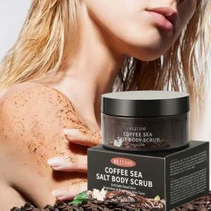 IN STOCK咖啡身体磨砂膏Coffee body scrub cleans and gently exfoliates to improve skin tone whiten hydrate and moisturize清洁温和去角质改善肤色美白补水保湿
