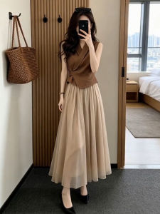 BIFEIMENG | Sleeveless Dress Set Summer