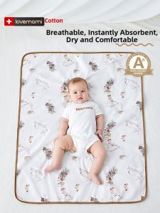 lovemami | Washable Breathable Cotton Waterproof Changing Pad