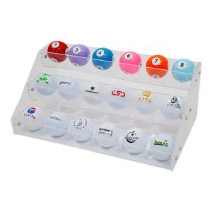 B·C·GOLF | Transparent Acrylic Golf Ball Display Stand 3-Layer Quick Assembly Stable