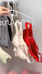 SMK.I101 Gantungan Baju Non-Slip Bentuk Bergelombang Hanger Multifungsi