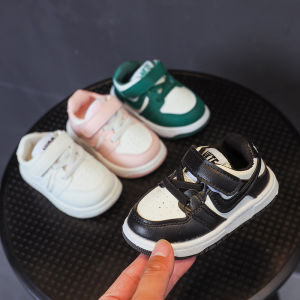 [Malay Warehouse in Stock] Baby Walking Shoes Small White Shoes New Baby Shoes Baby Shoes Boys and Girls Leather Shoes 0-6 Years Old Childrens Shoes