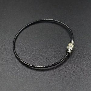 5PCS Gantungan Kunci Tali Kawat Besi Ulir Karabiner Multifungsi Carabiner Metal Stainless Wire Keys Hanging