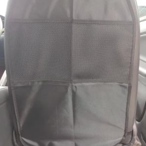 Car Seat Back Cover Protector Waterproof Anti Kicking Pad Organizer for Kids Pet Multifunctional Car Seat Storage Bag