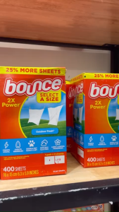 [Mới 400 Tờ] Giấy thơm Bounce Select Sixe 2X Power 400 tờ Nhập Mỹ