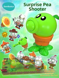 HANLIANG | Educational Surprising Pea Shooter Building Blocks