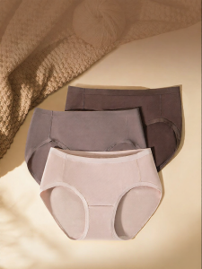 Purcotton | Antibacterial Classic High-Rise Underwear Three Pack