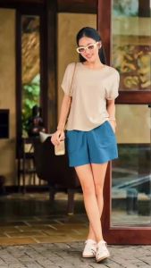 Quần đùi nữ - Quần Short nữ mặc nhà cạp chun chất vải tổ ong mịn siêu mềm thoáng mát - CÓ BIGSIZE