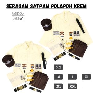 Grosir baju seragam satpam security krem cream terbaru seragam satpam krem seragam satpam cream seragam satpam pdh krem seragam satpam pdl krem