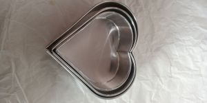 Cetakan Kue/nasi susun/loyang kue mini susun 3 motiv Hati