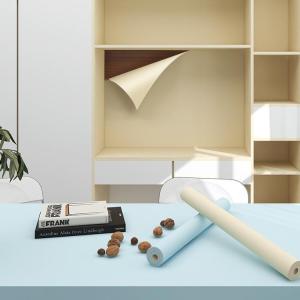 10m Wallpaper Self Adhesive Thickened Skin Feel Wall Sticker Waterproof Kitchen Wardrobe Desktop Cabinet Furniture Renovation