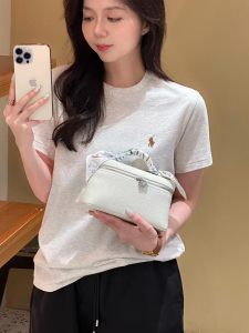 Genuine Leather Crossbody Lunch Bag