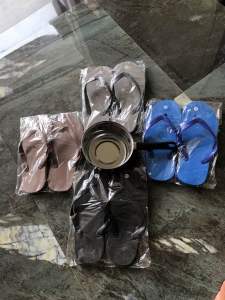 PROMO SANDAL SANTAI / SANDAL DAPUR GRATIS PANCI SUSU STAINLES 16cm