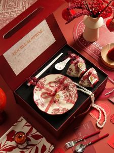 WUXIN | Ceramic High Appearance Tableware Set Wedding Gift for New Bride