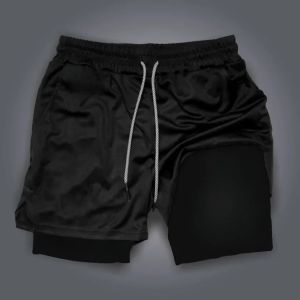 Dragon Ball Anime GOKU Peripheral Printed Double-layer Shorts American Sporty Summer Mens Loose and Breathable Pants