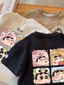 Cotton Short Sleeve T-shirt for Kids and Teens