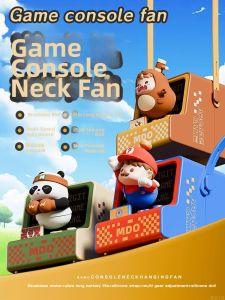 Portable Neck Fan Mini USB Rechargeable Quiet High Wind Power Air Conditioning Fan for Outdoor Office Cooling And Temperature Regulation