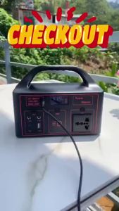 EXPOSE Portable Power Station 150W 88000mAh Large Capacity Solar Generator Quick Charge Power Bank for Camping Emergency
