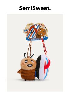Funny Creative Cockroach Plush Keychains
