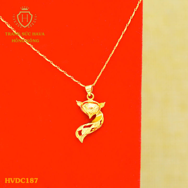 Dây Chuyền Nữ, Vòng Cổ Mặt Hồ Ly, Titan Xi Mạ Vàng Non 18k, 24k Cao Cấp ...