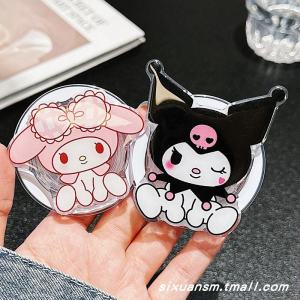 Adorable Cartoon Magsafe Phone Stand with Airbag Shock Absorption Foldable Retractable Rotatable Air Cushion Support for Girls
