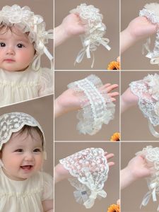 DUBAO | Lightweight Mesh Headband with 3D Flower and Bow