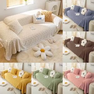 AZTEC Sofa Blanket Cover Plush Fleece