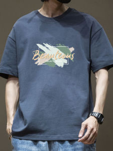 JIANMUJI | Pure Cotton Trendy Short Sleeve T-shirt
