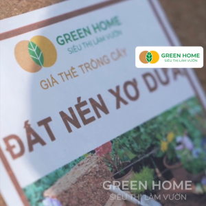Đất Nén Xơ Dừa GreenHome Viên Nén 5kg Đã Qua Xử Lý Bổ Sung Vi Sinh Nở Gấp 5 Lần Trồng Rau Hoa